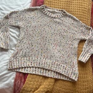 Rainbow pullover sweater Seven7 Size Large